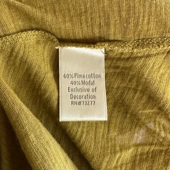 Lauren Conrad Women’s Green 3/4 Sleeve Blouse, Small, Pre-owned - Picture 5 of 6